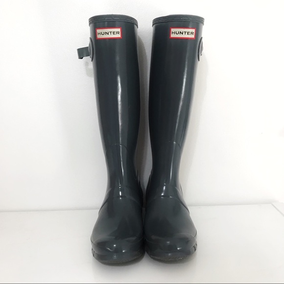 Hunter Refined High Gloss Waterproof Rain Boots - Picture 3 of 7